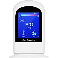 3 en 1 Medidor Co2 KKmoon Detector de dióxido de carbono recargable LCD Medidor de CO2 Probador de dióxido de carbono…